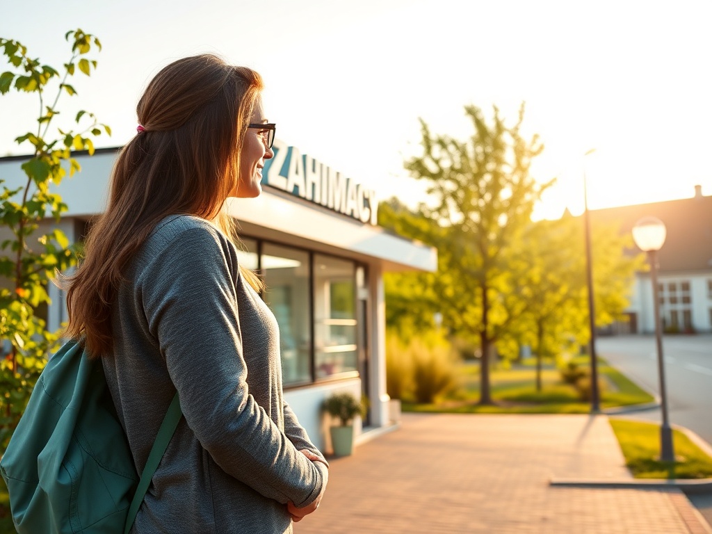 Ilustracja przedstawiająca mapę Zamościa z nakładką wskazującą na obecność pyłków, symbolizującą kalendarz pyleń Zamość 2026.